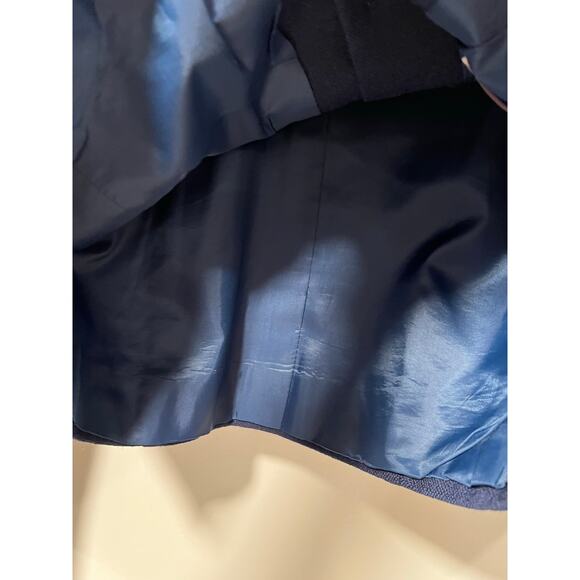 Vintage Young Traditions Business Jacket Navy Blue Red Yellow Stripes Size 6 JL - Picture 5 of 9